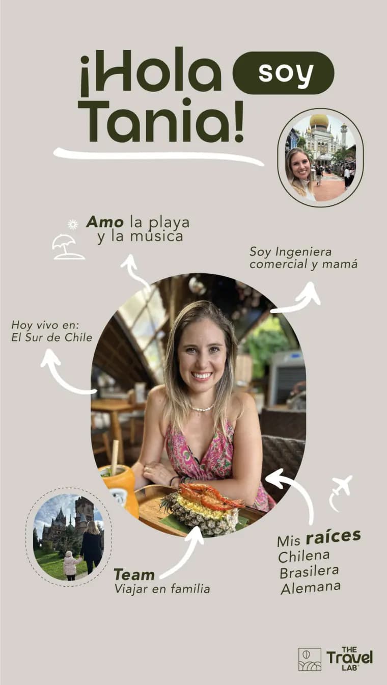 Tania, da The Travel Lab: chilena, engenheira comercial, mora no sul do Chile